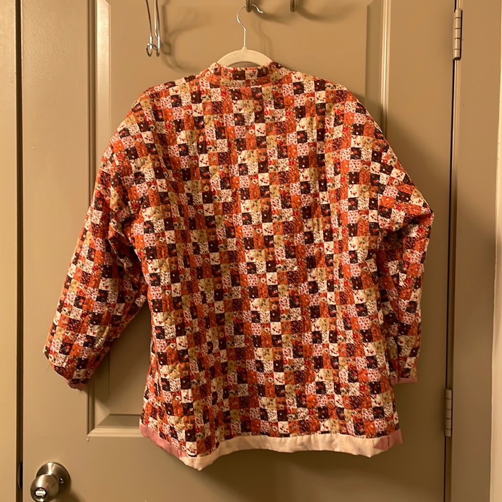Vintage Reversible Pattern 90s Patchwork Jacket - image 6